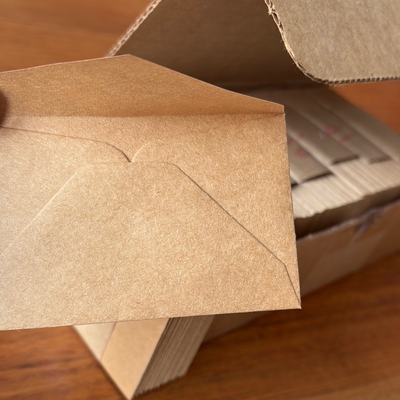 🦄 Bulk Pack of 175+ Kraft cute mini envelopes - by Paperette - Picture 3 of 5